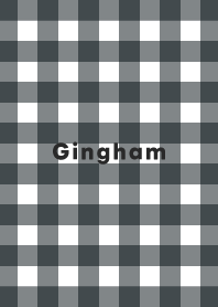 Gingham Plaid - black