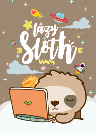 Sloth Lazy Galaxy Brown