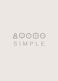 SIMPLE(beige ivory)V.9b