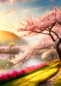 Beautiful real scenery(Spring-558)