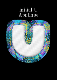initial U Applique