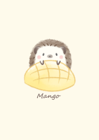 Hedgehog and Mango -yellow-