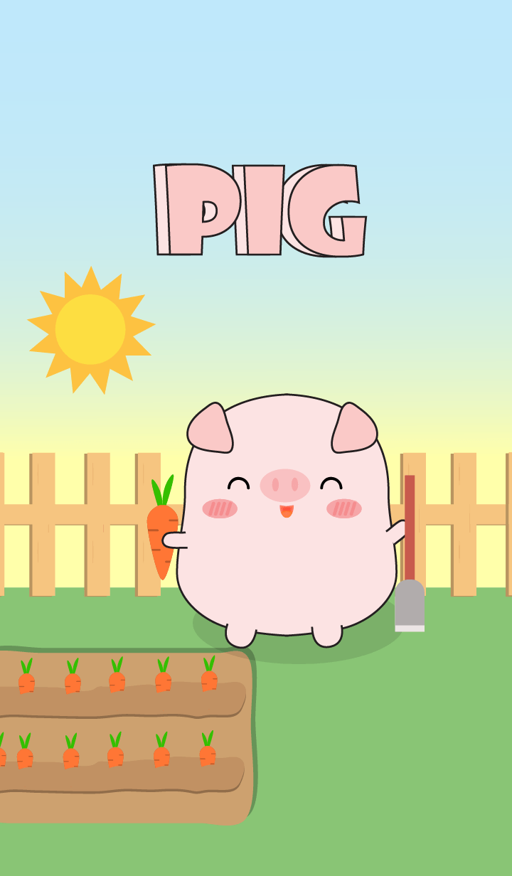 So Cute Fat Pig Theme
