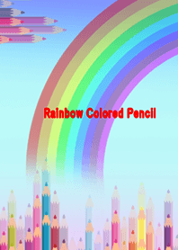 Rainbow colored pencil