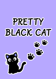 PRETTY BLACK CAT Theme-GRAPE COLORj