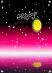 夜空9(幻想的な月夜2)