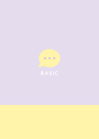 Simple&Basic Baby Yellow&Purple
