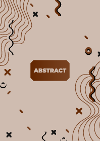 Abstract Complex Soft Amber Brown