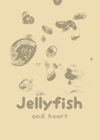 Jellyfish & heart beige