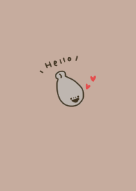 サカバンバスピスとベージュ。