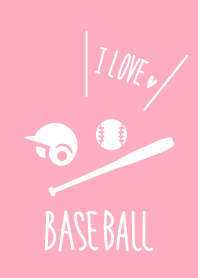 Eu amo o tema baseball.Pink WV