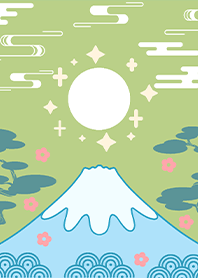 富と縁起の富士山 9