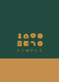 シンプル（brown green)V.427