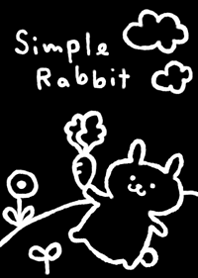 A cute design of a leisurely rabbit1.