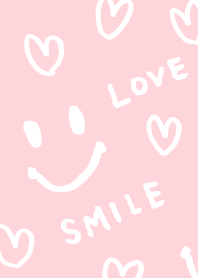 Smile Love Heart-Pink3-