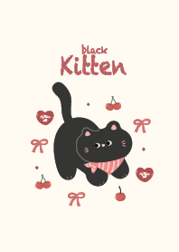 Cat blak cute :D