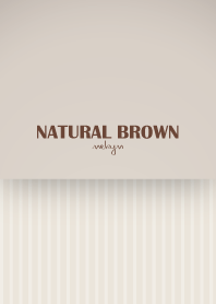 NATURAL BROWN.