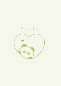 Panda in Heart(line)/matcha skin