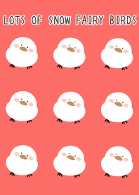 LOTS OF SNOW FAIRY BIRDS-VE...