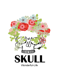 FLOWER SKULL.