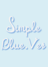 Ultimate simple theme Ver.Blue