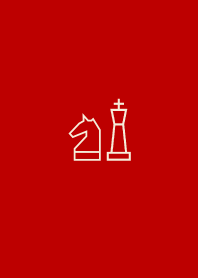 Simple is the Best 27 (chess & wine red)
