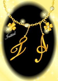 【T&A】イニシャルチャーム運気UP!ゴールド