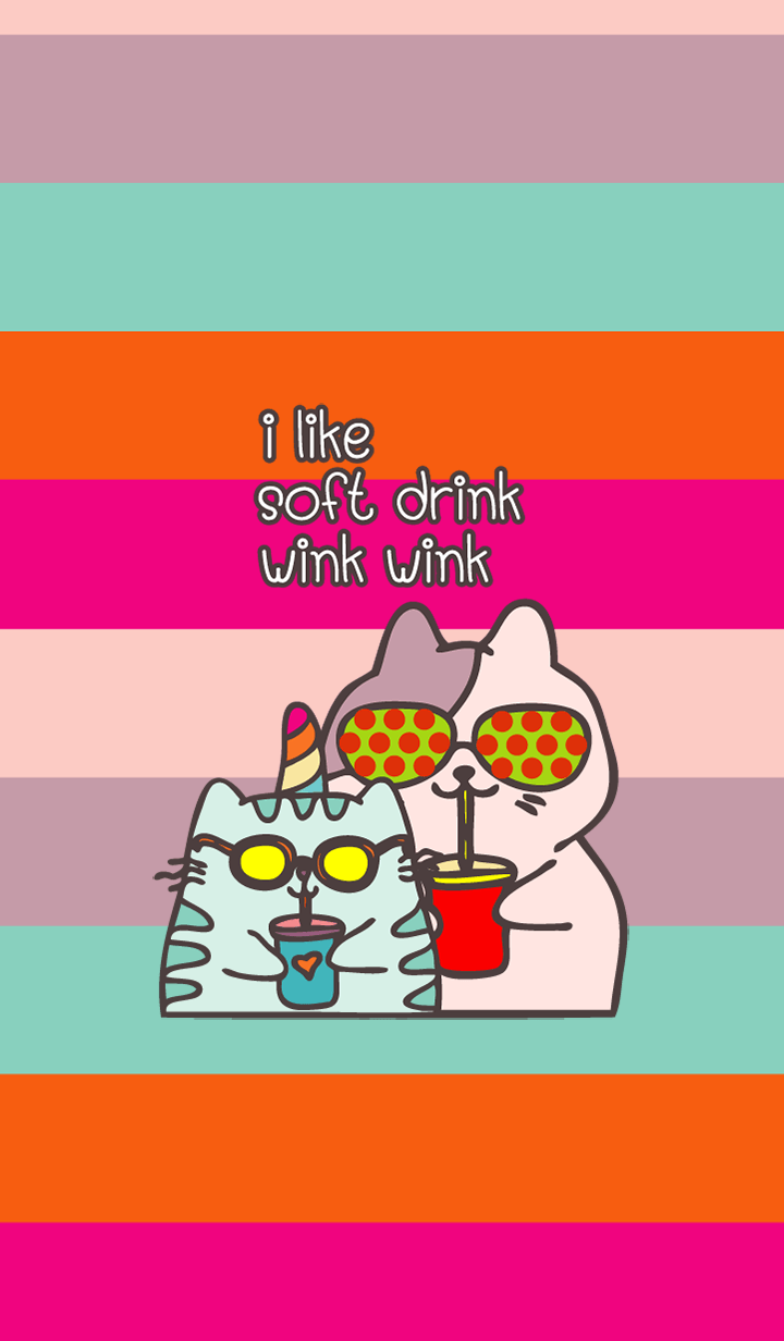 i like soft drink wink wink