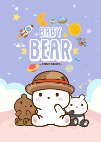 Baby Bears Galaxy Violet