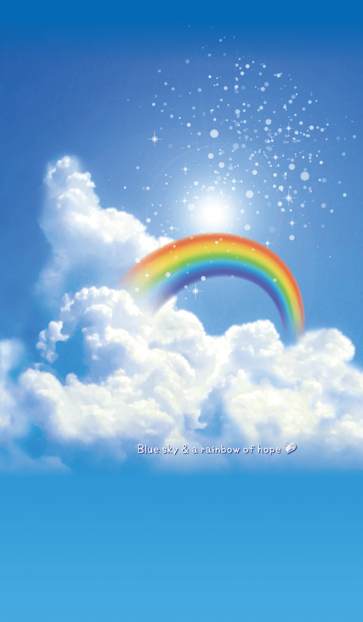 Blue sky & a rainbow of hope*