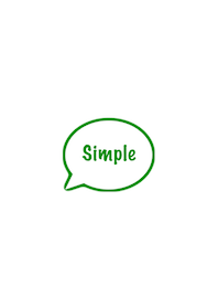 The Simple Speech bubble No,1-W31