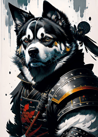 Samurai Anjing Ukiyo-e 9