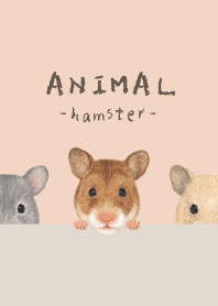 ANIMAL - Golden hamster - SHELL PINK