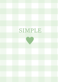 SIMPLE HEART :check pastelgreen