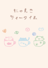 nyanko tea time dull color