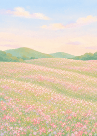 Pastel Blossom Meadow