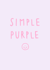 simple purple theme.