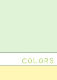 COLORS*green&yellow&white