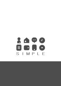SIMPLE(white gray)V.765b
