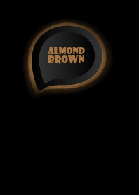 Almond Brown on Black Theme