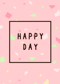 Pink terrazzo pattern