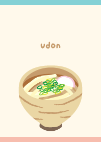 うどん01　 ピンクと水色