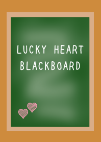 LUCKY HEART BLACKBOARDj-BROWN-ORANGE