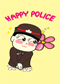 HAPPY POLICE GIRL