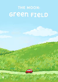 the moon: green field