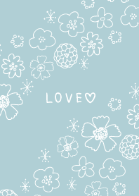 White flower darkish color20 from Japan