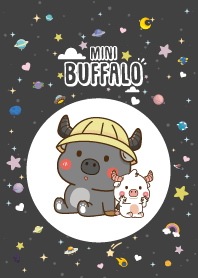 Buffalo Mini Cute Galaxy Black