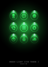 GREEN LIGHT ICON THEME 3