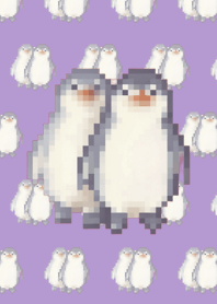 Penguin Pattern Theme PixelPurple|01