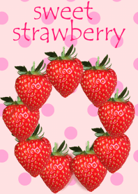 Cute sweet strawberry